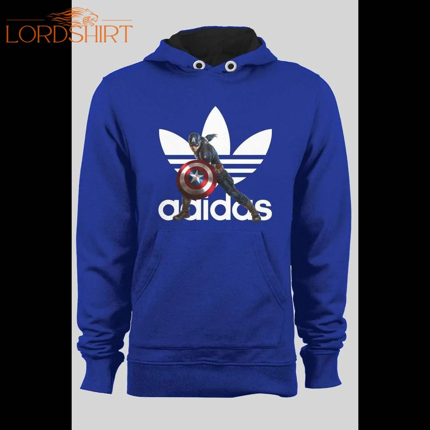 Sports Wear Parody Captain America Mash Up Winter Hoodie