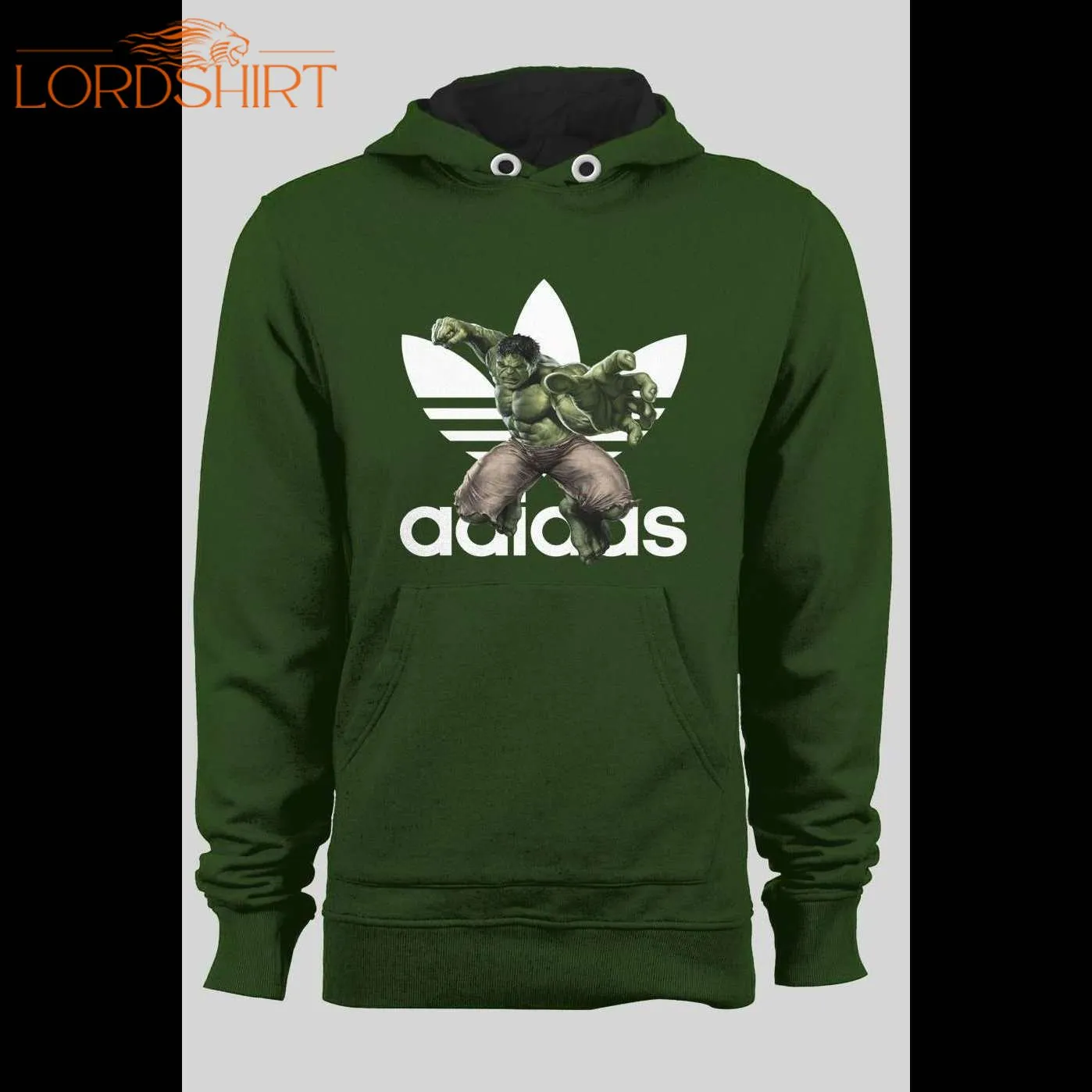 Sports Wear Parody Hulk Mash Up Winter Hoodie