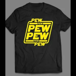 Star Wars Pew Pew Parody Vintage Movie Shirt