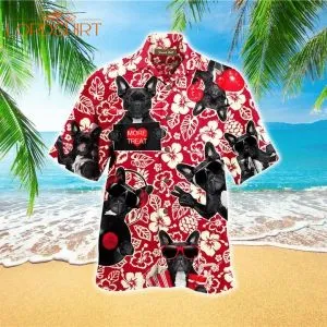 Stay Cool Frenchie Bulldog International Dog Day Hawaiian Shirt