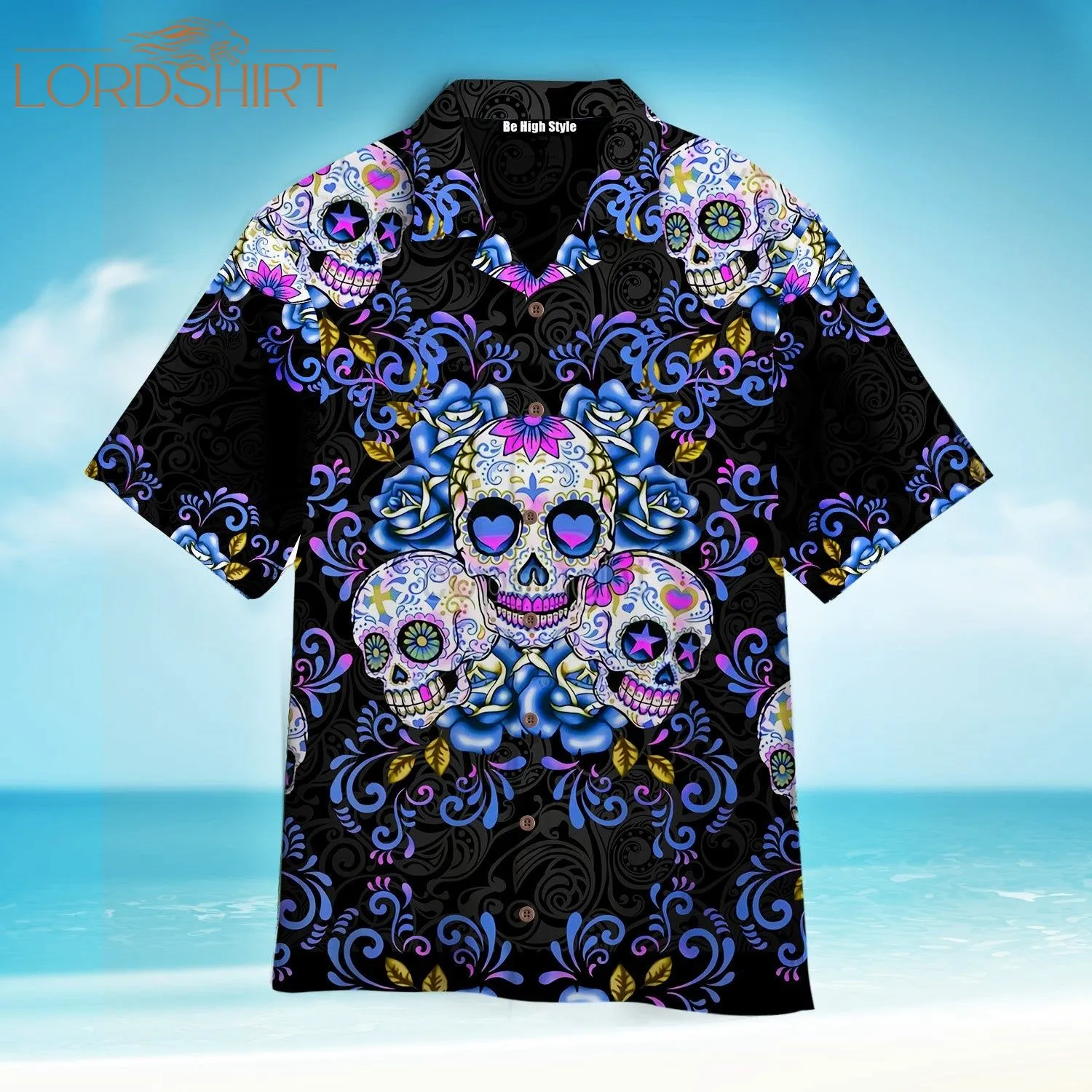 Sugar Skull Hawaiian Shirt