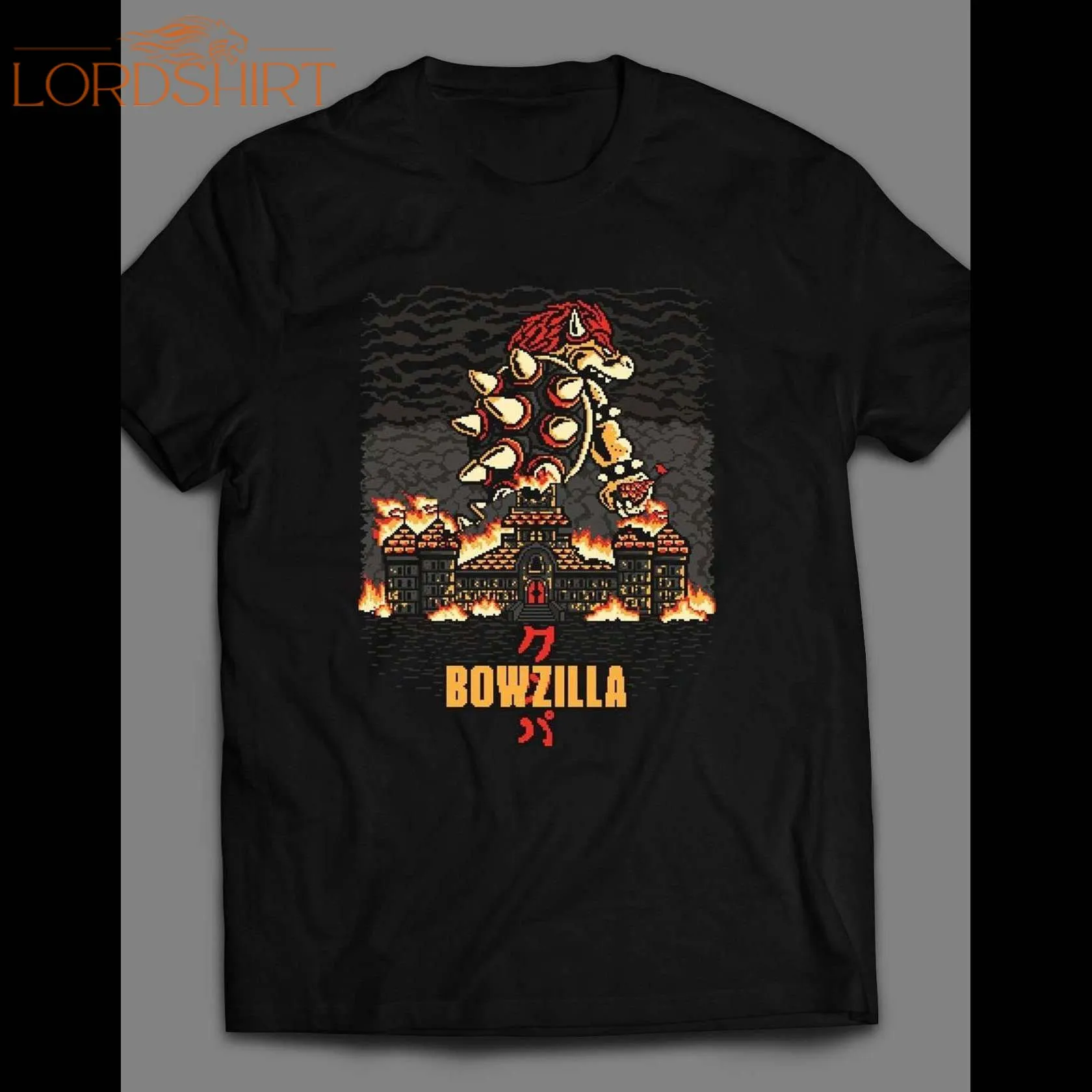 Super Mario's Bowzilla Godzilla Parody Shirt