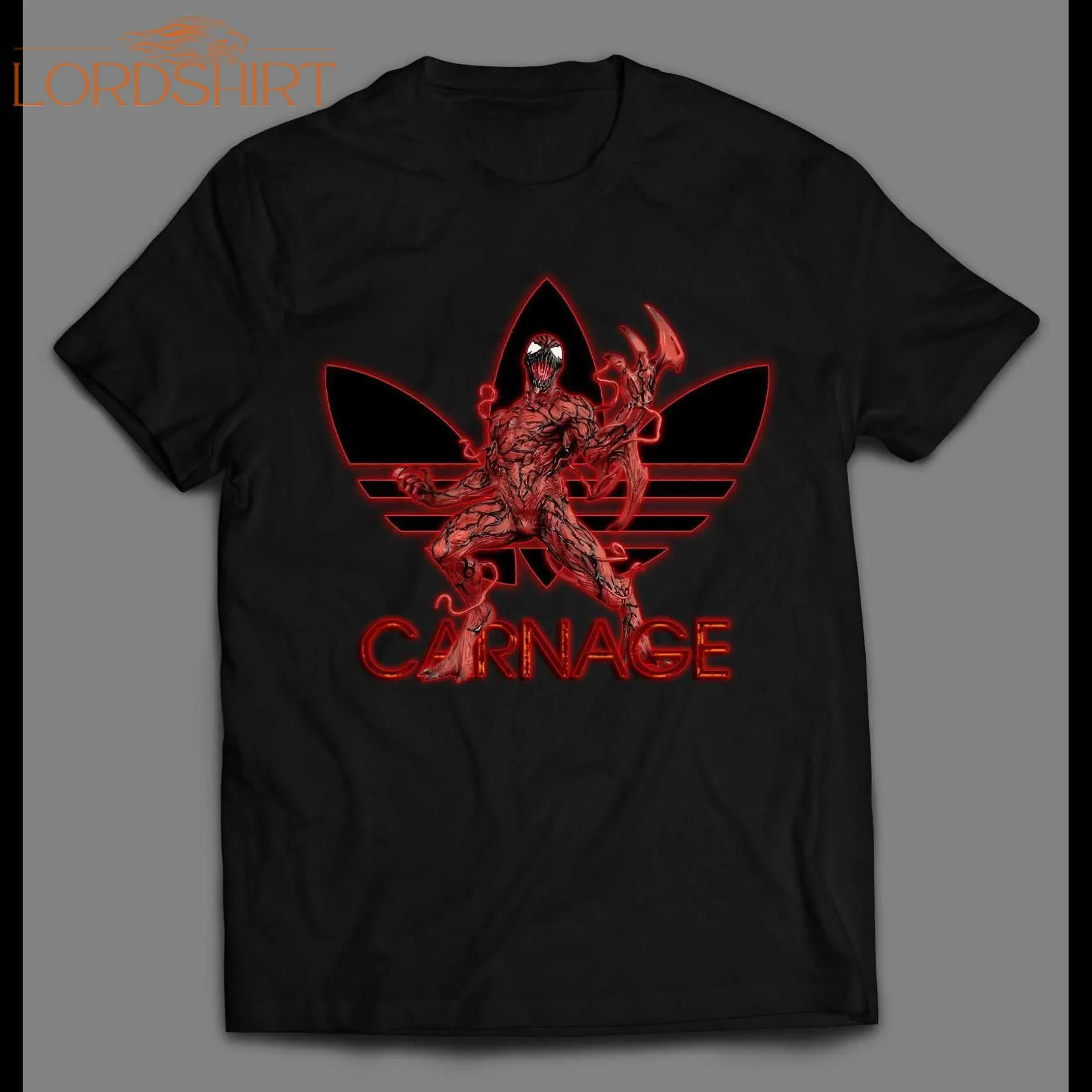 Symbiote Carnage Sports Wear Parody Comic Art Shirt