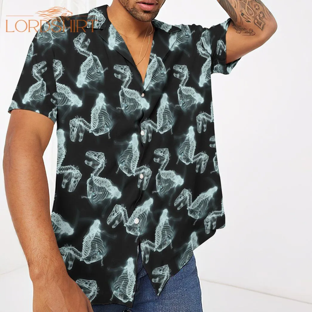 T Rex X Ray Hawaiian Shirt