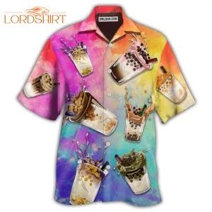 Tea Milktea Boba Milktea Style Hawaiian Shirt