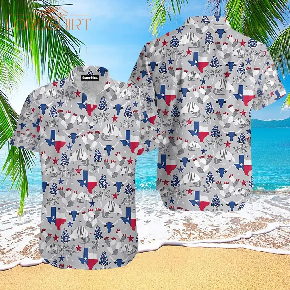 Texas Pattern Hawaiian Shirt