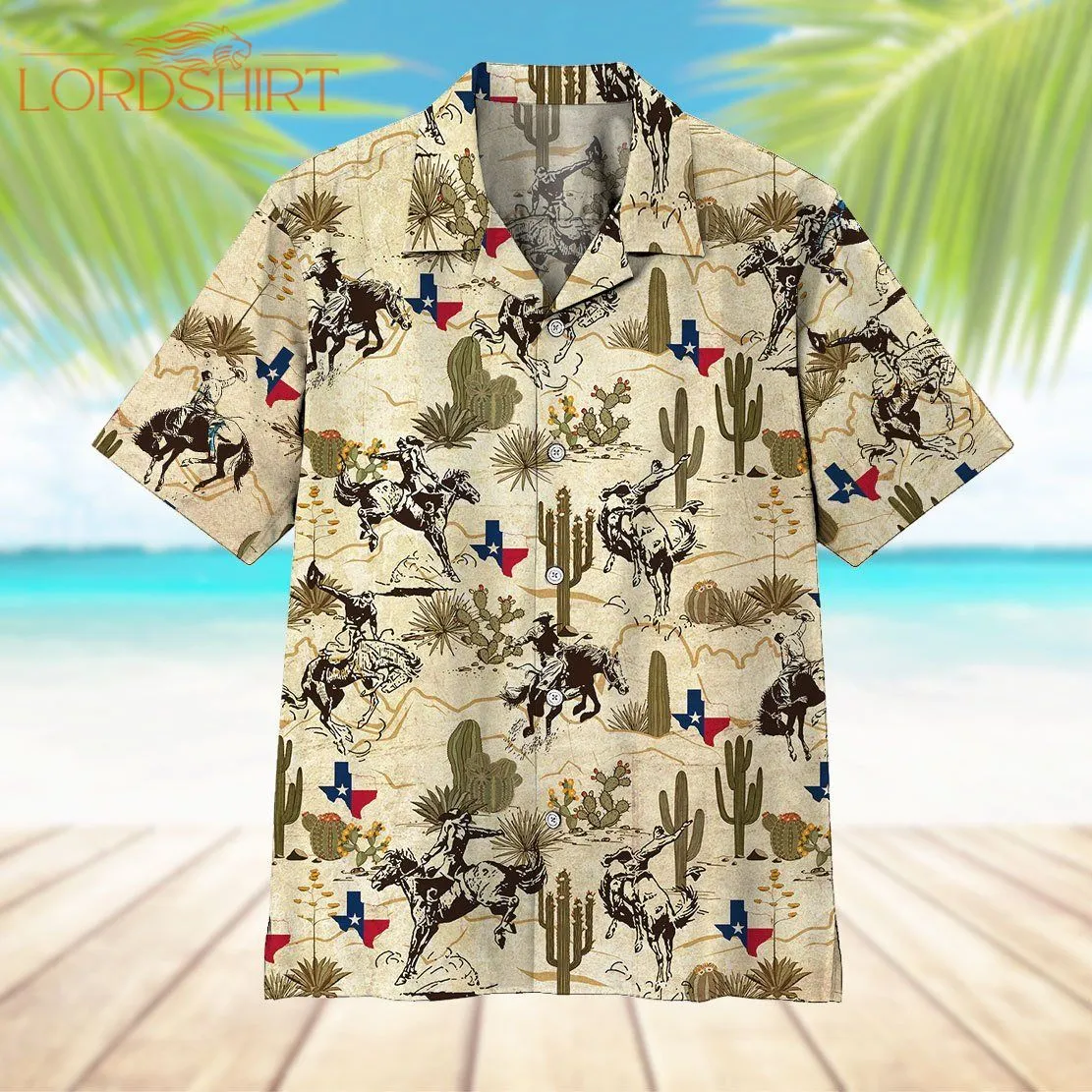 Texas Rodeo Aloha Hawaiian Shirt