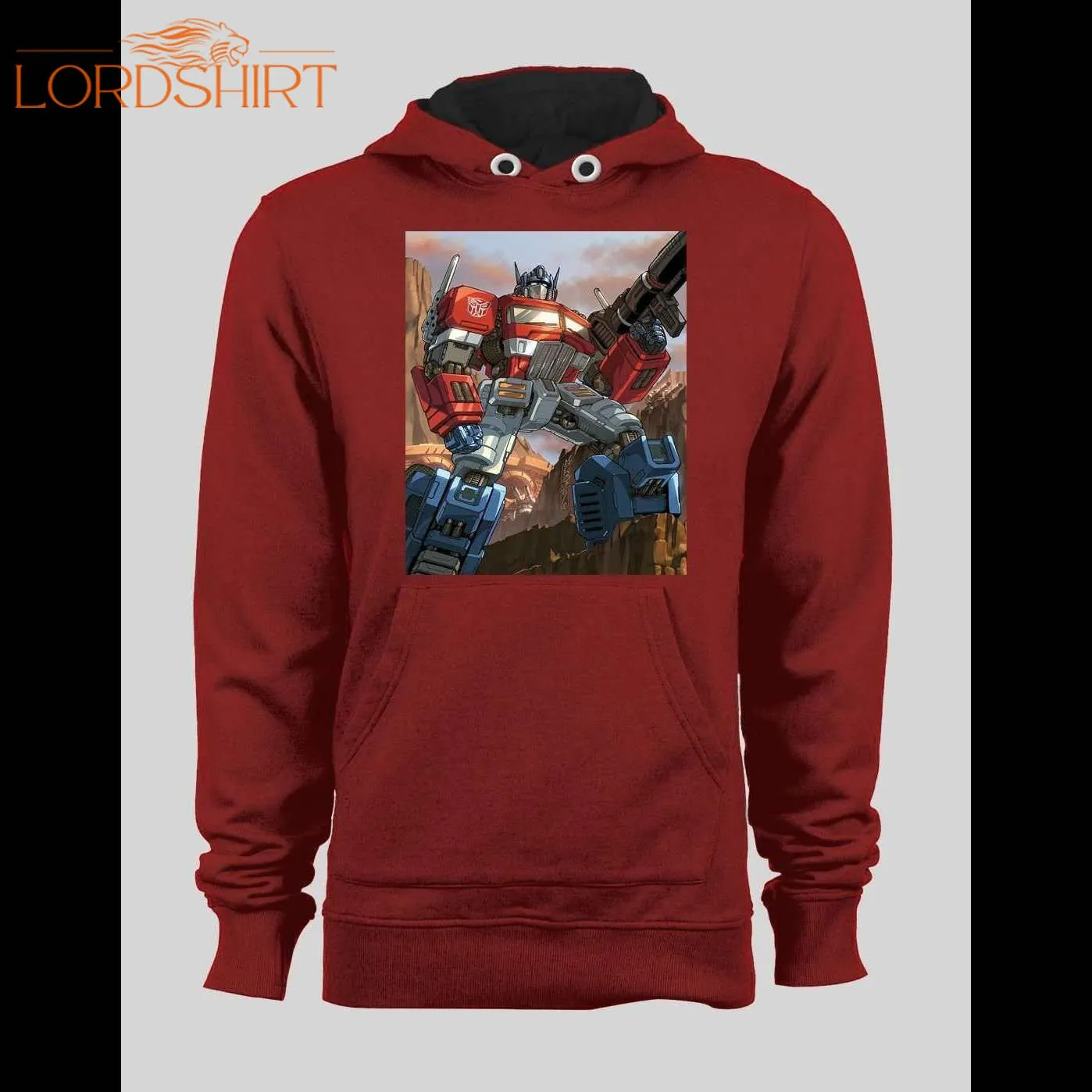 Tf Robots Autobots Leader Leader Optimuscomic Art Inspired Hoodie / Sweatshirt