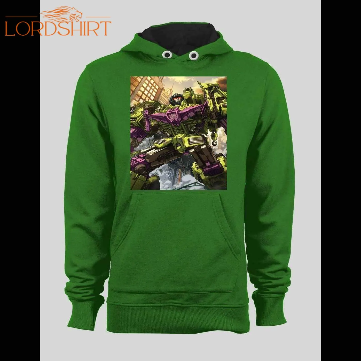 Tf Robots Decepticon Devastator Comic Art Inspired Hoodie / Sweatshirt