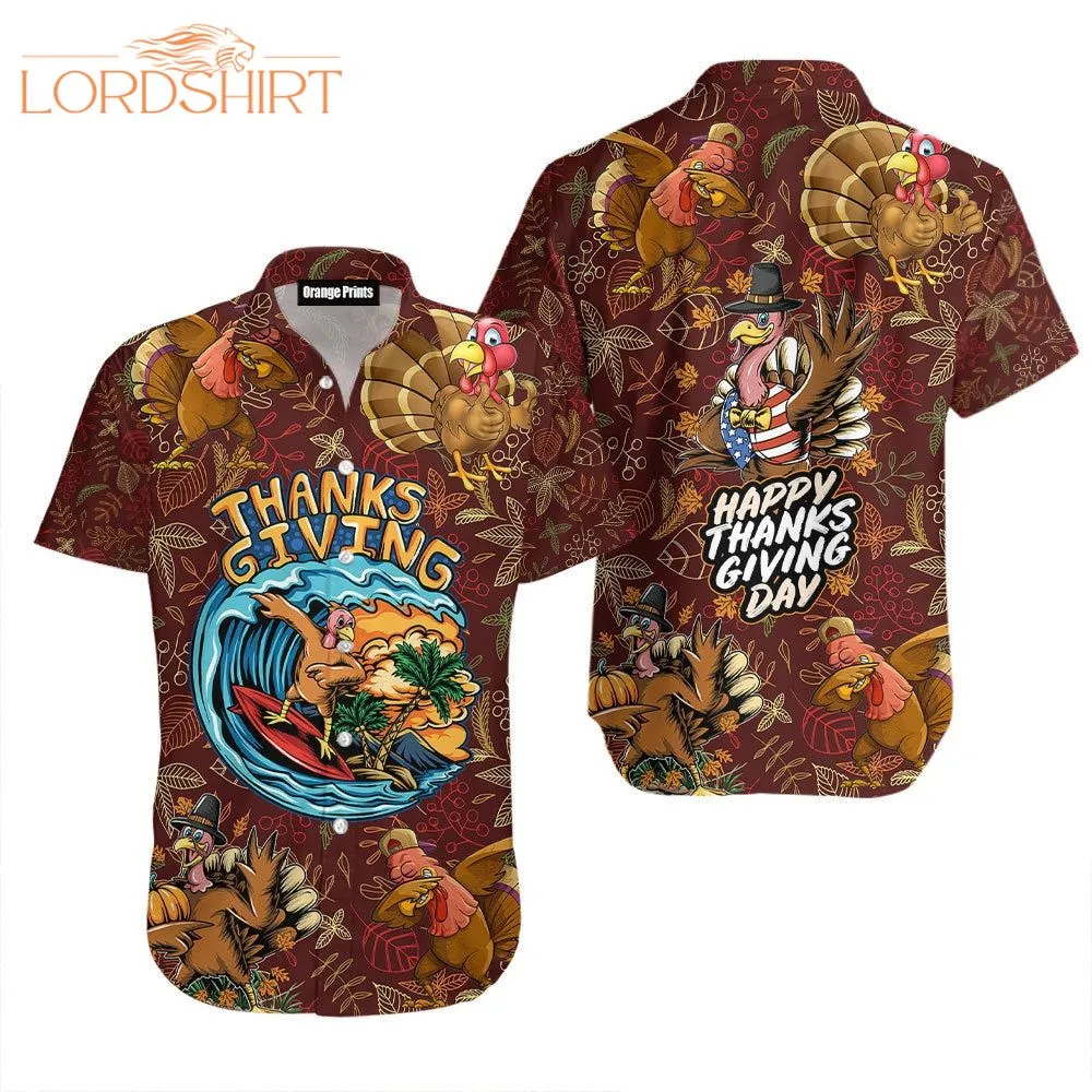 Thanksgiving Turkey Celebrations Turkey Hawaiian Shirt