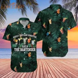 The Bartender Tropical Hawaiian Shirt