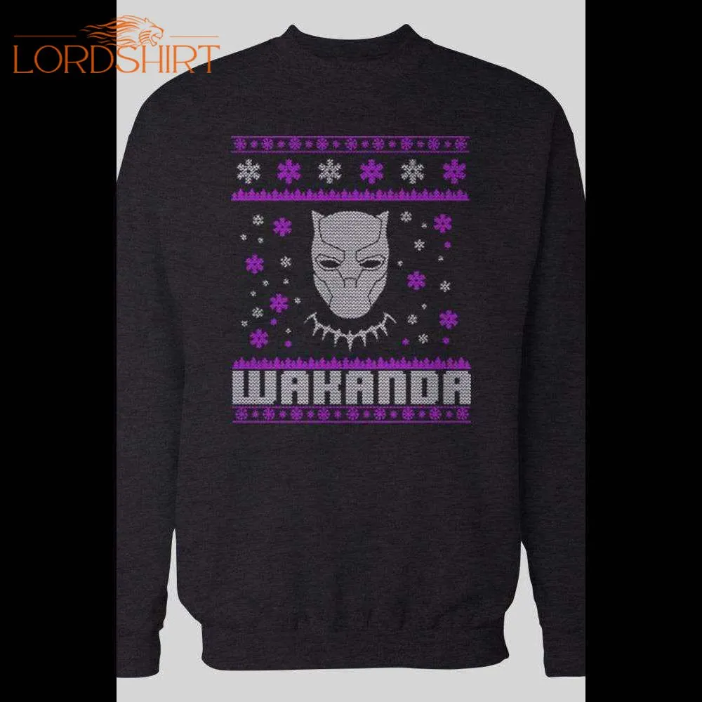 The Black Panther Wakanda Ugly Christmas Sweatshirt