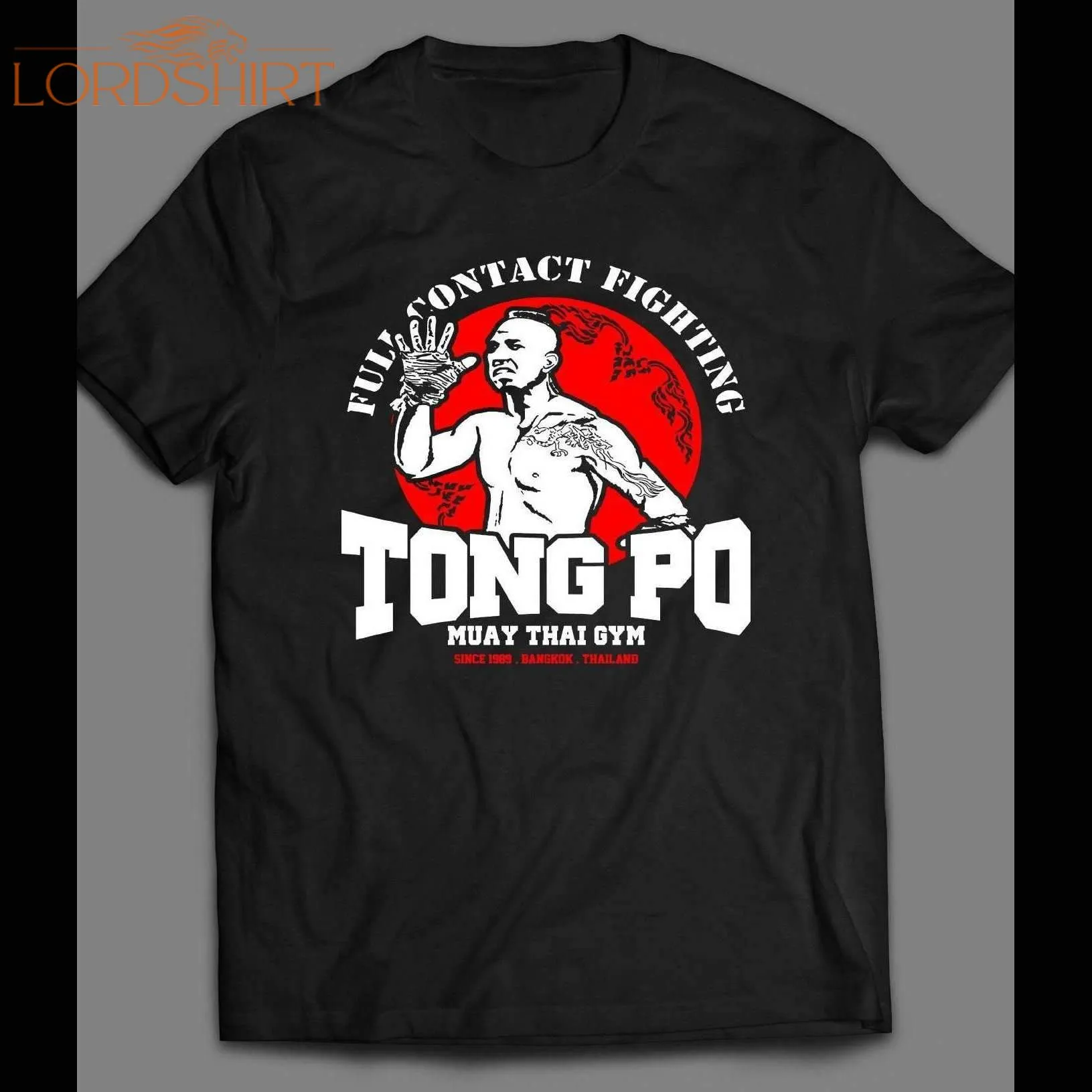 The Kickboxer's Tong Po's Full Contact Fighter Thai Gym Shirt