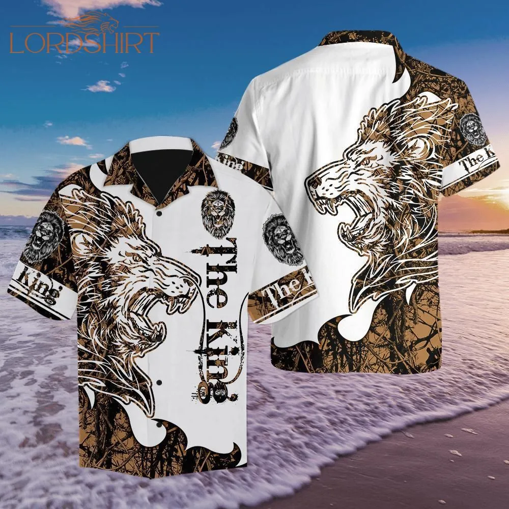 The King Lion Tattoo Hawaiian Shirt