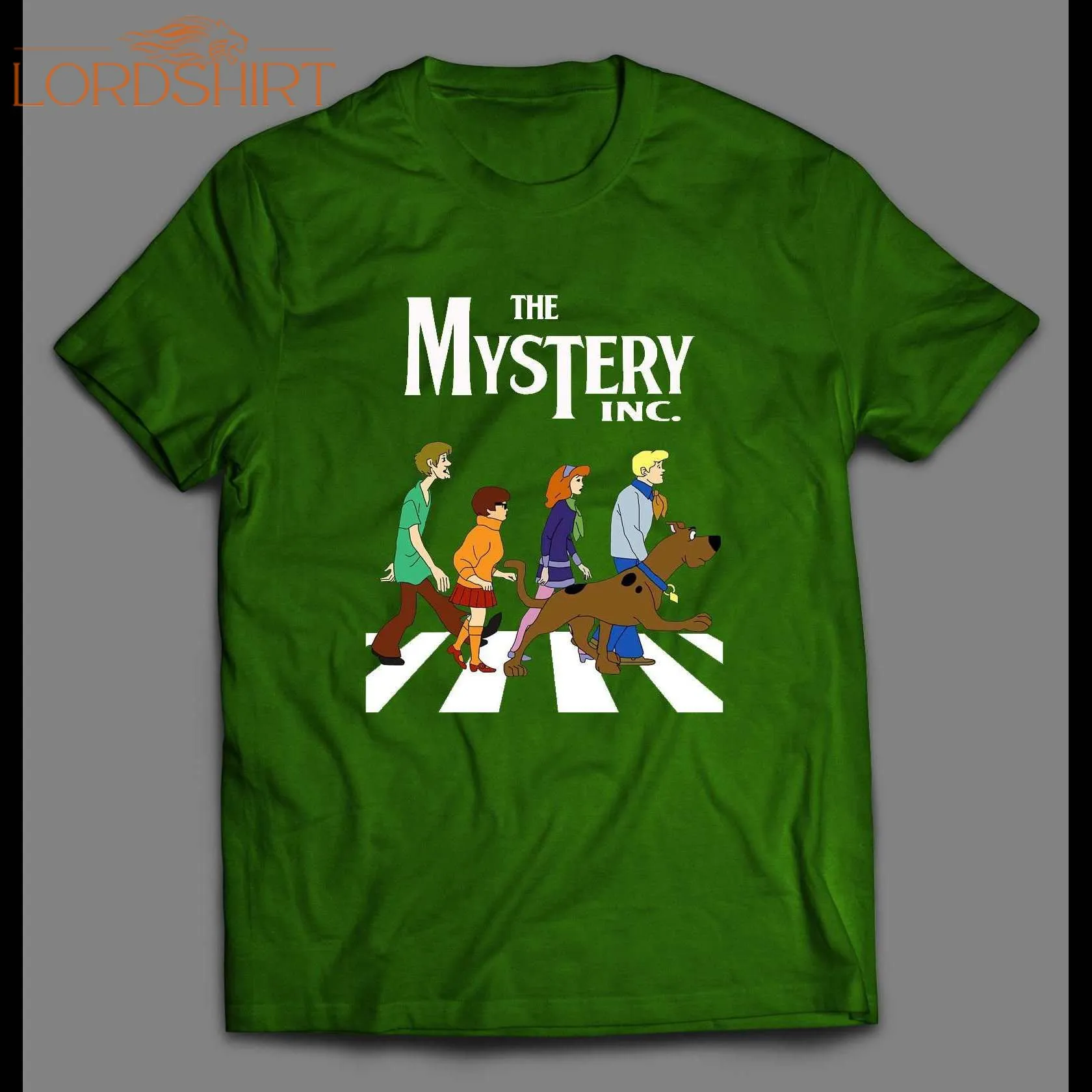 The Mystery Inc Scooby Doo Abbey Road Parody Shirt