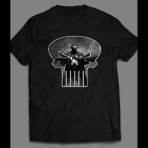 The Punisher Logo Comic Book Art Mash Up Shirt