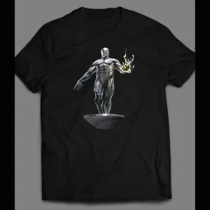 The Silver Surfer Custom Comic Book Art Shirt