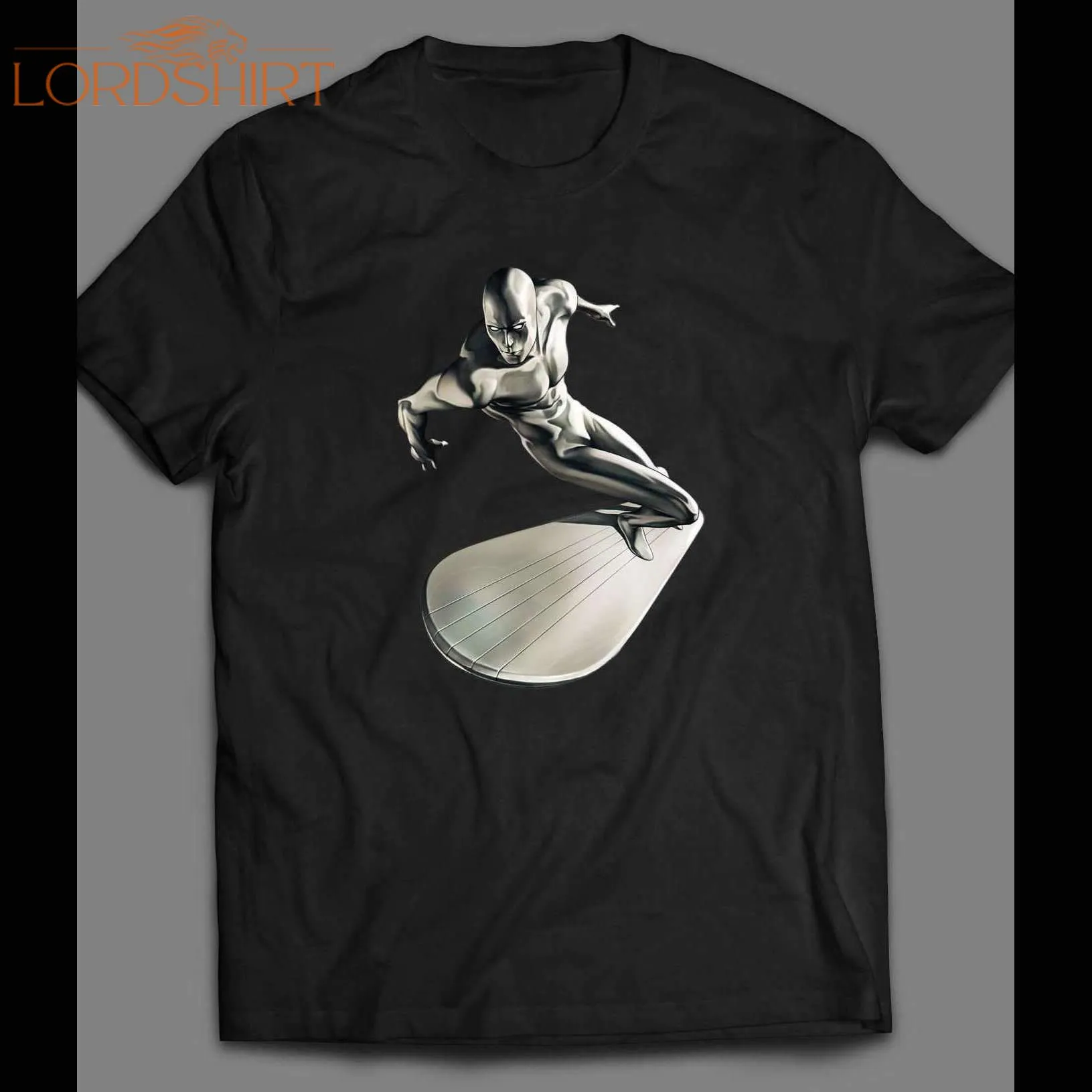 The Silver Surfer Space Surfing Art Shirt