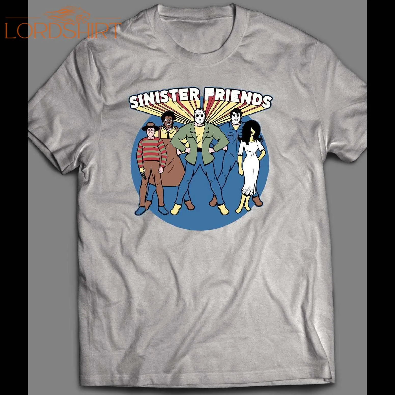 The Sinister Friends 80s Cartoon Parody Halloween Shirt