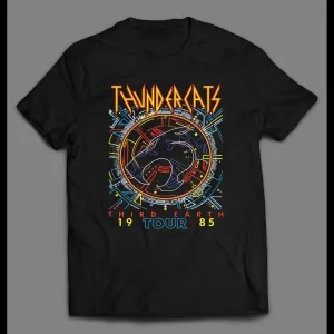 The Thundercat's Third Earth Tour 1985 Concert Style Shirt