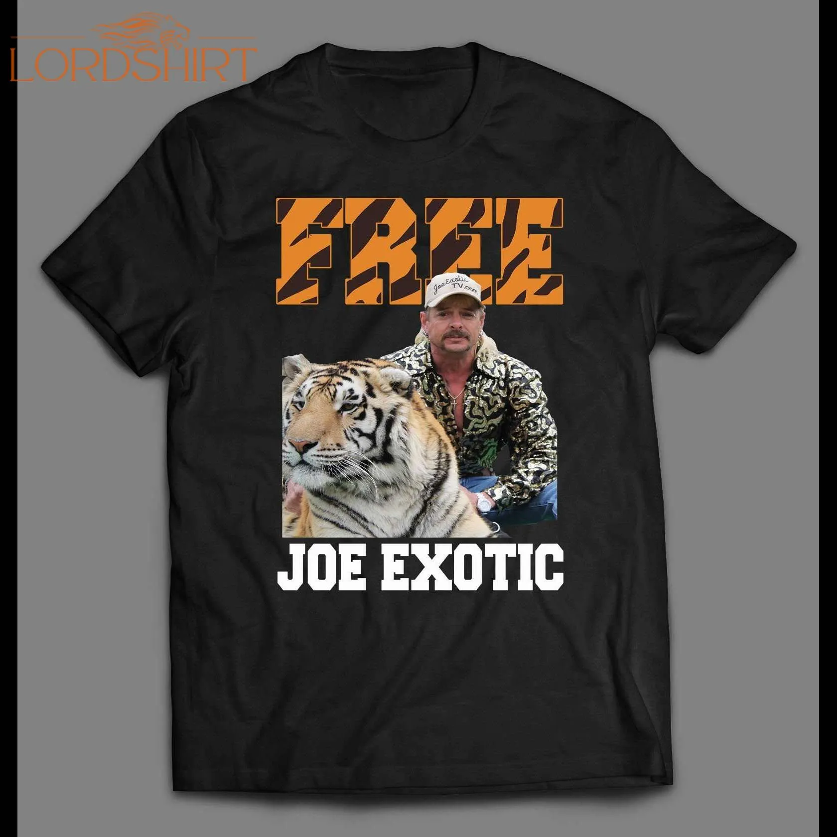 The Tiger King Free Joe Exotic Tiger Photo Shirt