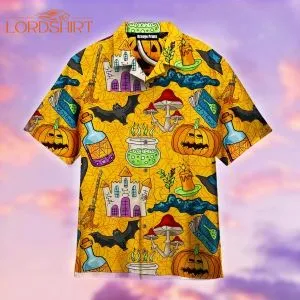 The Witchs Castle Halloween Hawaiian Shirt