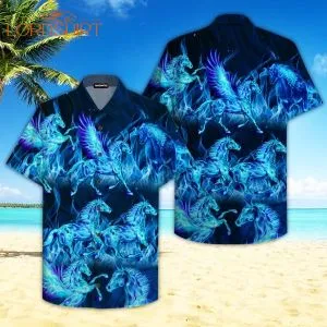 Thunder Water Horse Hawaiian Shirt