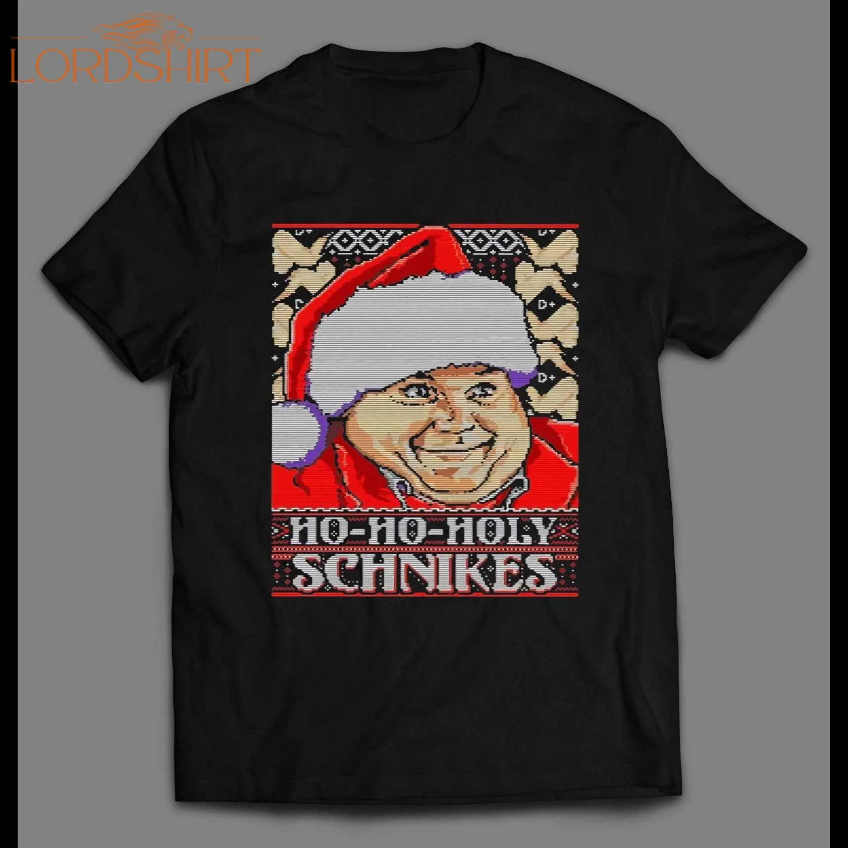 HO HO Holy Schnikes Chris Farley Ugly Christmas Sweater