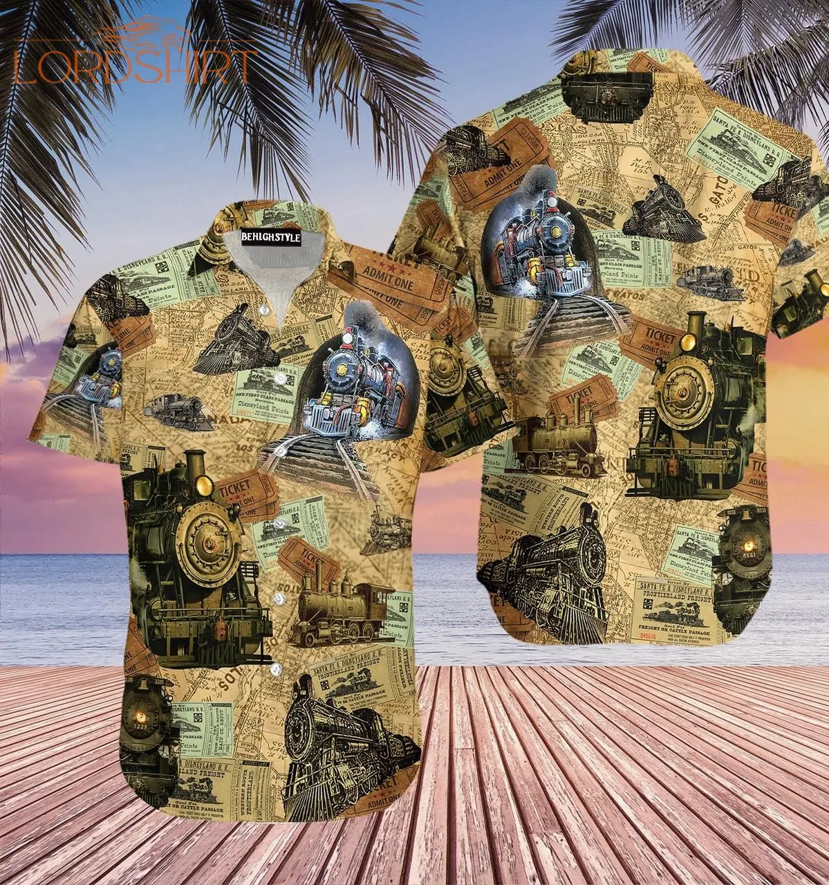 Train Hawaiian Shirt