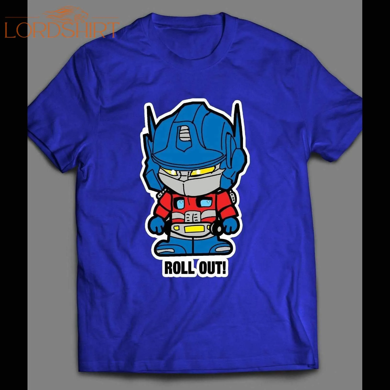 Transformer Leader Optimusroll Out Cartoon Shirt