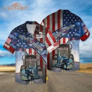 Truckers For Freedom Patriot Day Hawaiian Shirt