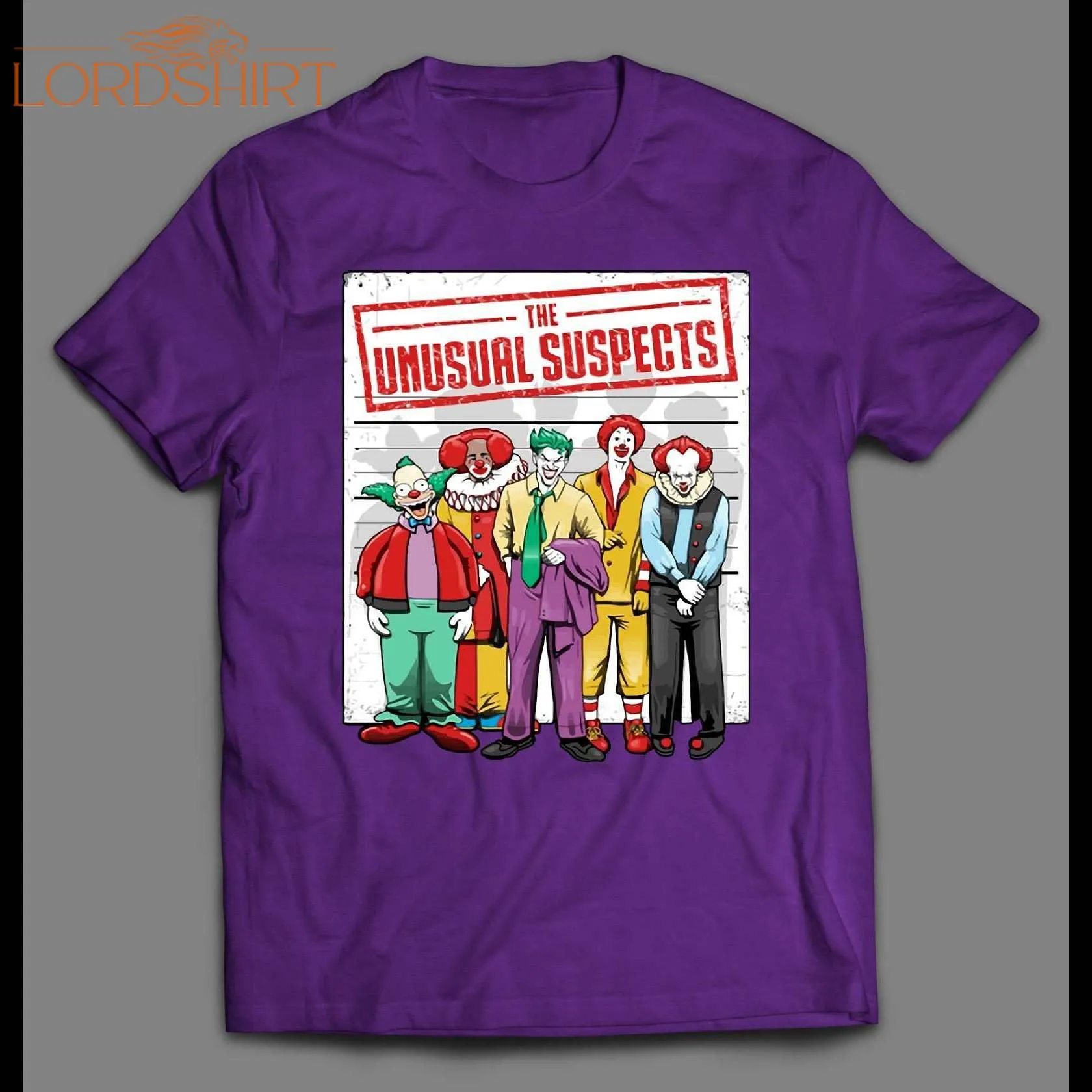 Unusual Suspects Killer Clowns Inspired High Quality Shirt