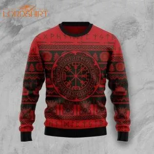 Vegvisir Viking Ugly Christmas Sweater