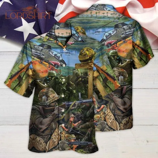 Veteran With Respect Honorand Gratitude With Helicopter Hawaiian Shirt