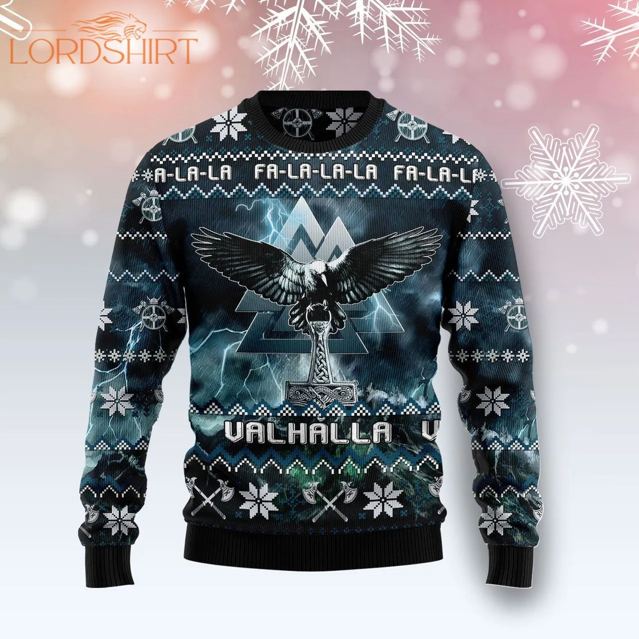 Viking Symbol Ugly Christmas Sweater