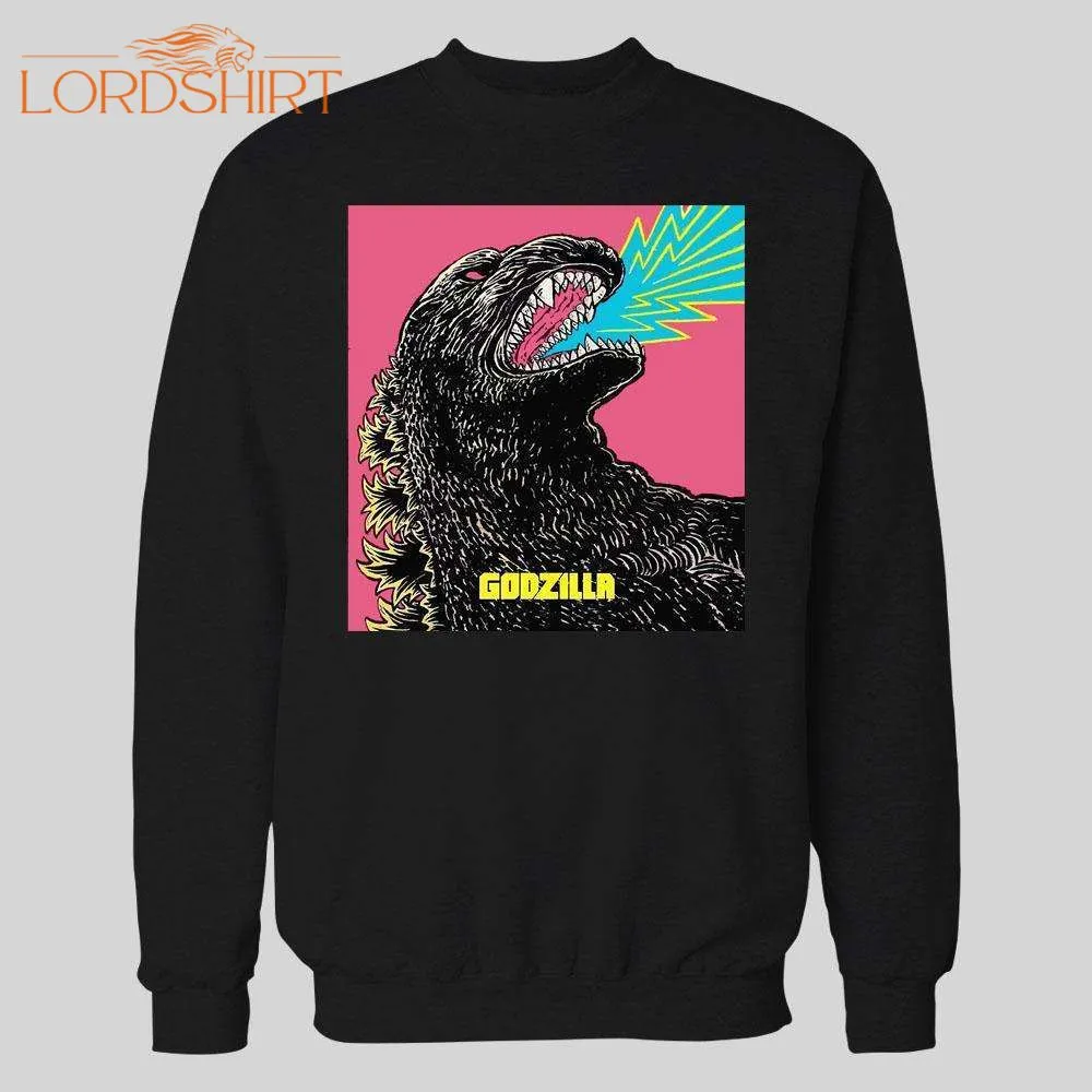 Vintage Godzilla King Of Monsters Pop Art Hoodie /sweatshirt
