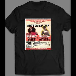 Vintage The Last Dragon Who Da Master Fight Poster Mens Shirt