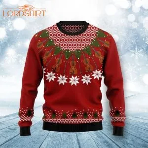 Violin Ugly Christmas Sweater