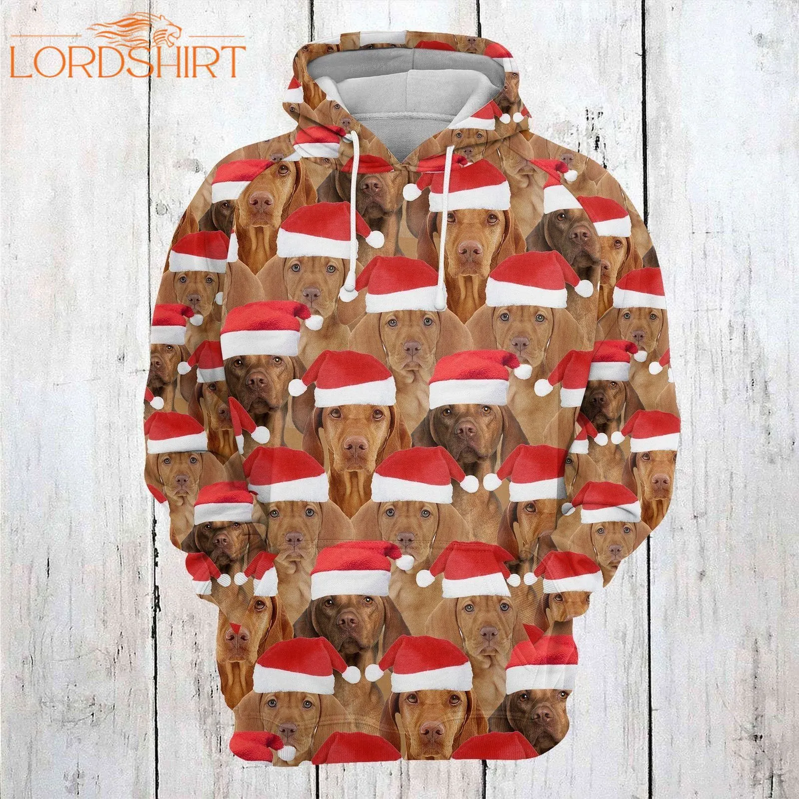 Vizsla Dog Christmas 3d All Over Print