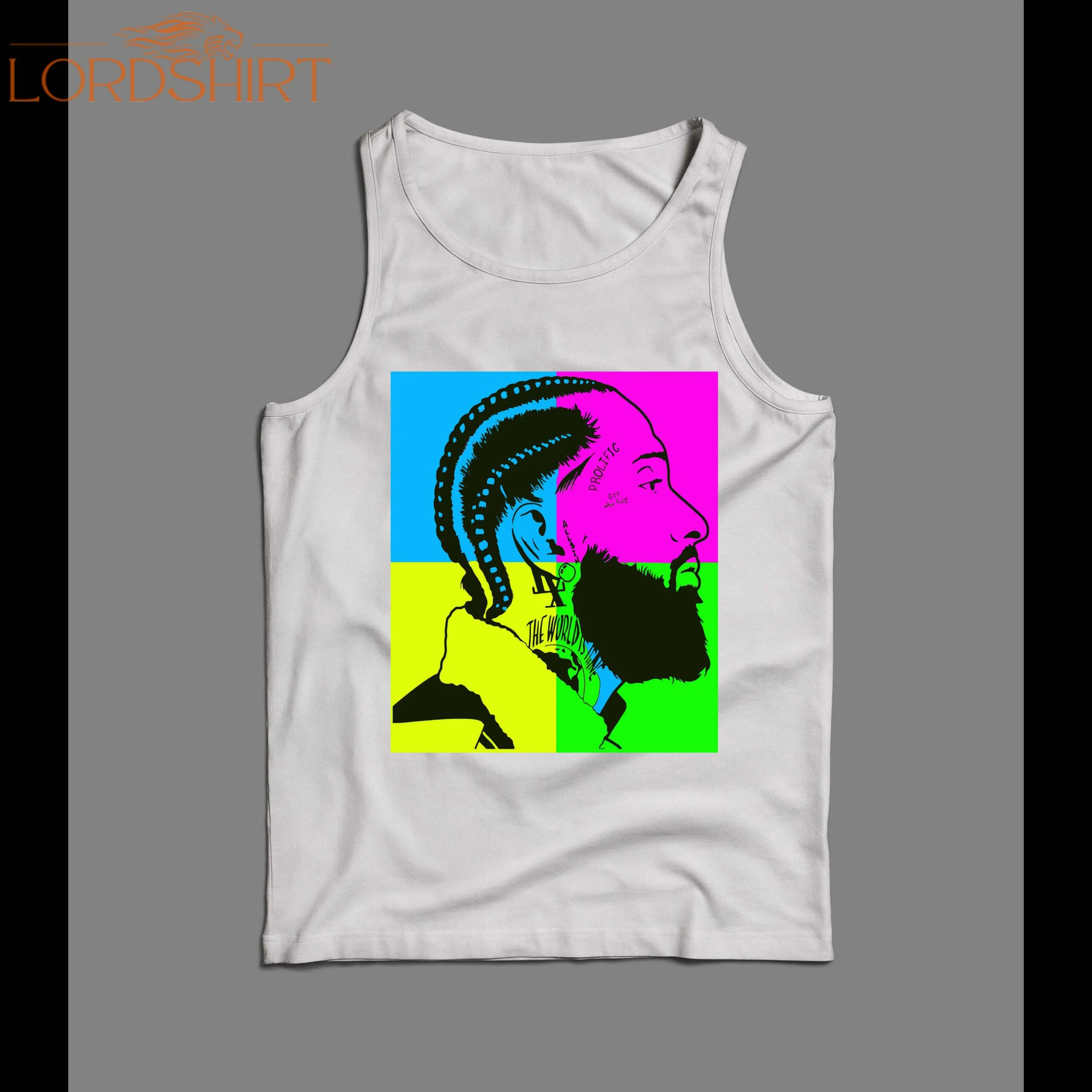 West Coast Nipsey Pop Art Men's Tank Top