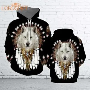 Wolf Native American 3d All Over Print