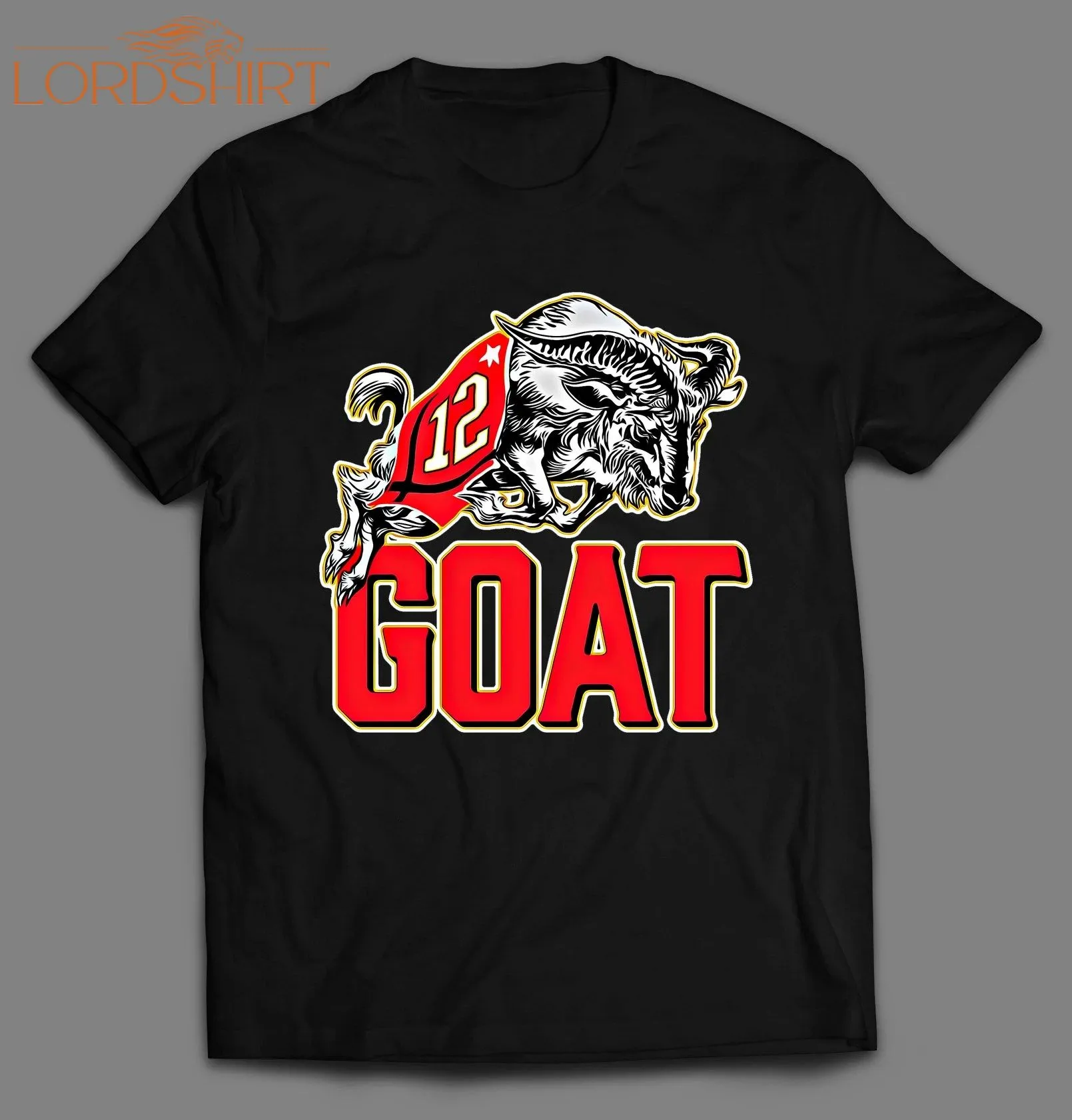 Youth Size Charging Goat 12 Tb Football Championship Quality Shirt