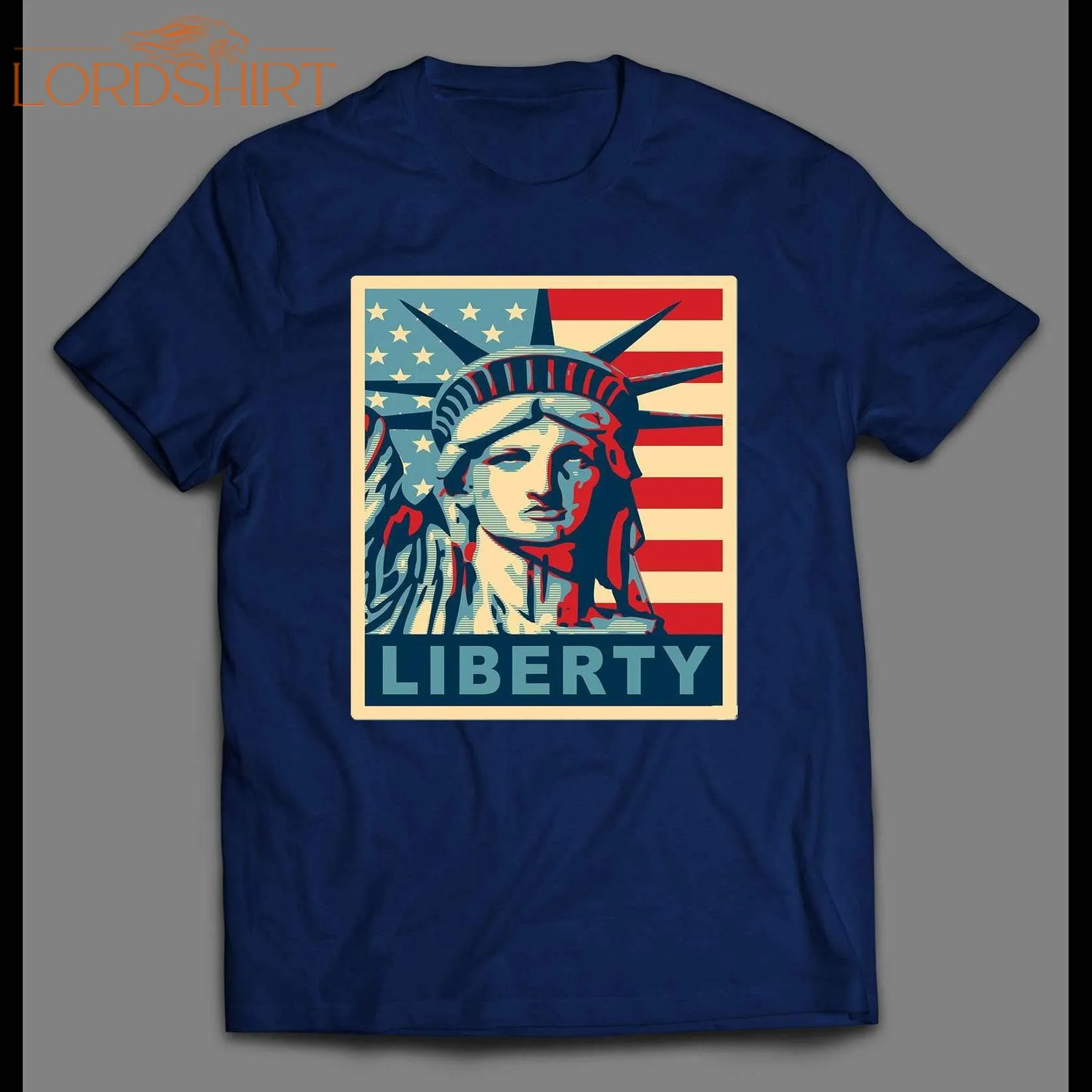 Youth Size Lady Liberty Pop Art High Quality Shirt