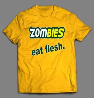 Zombies Eat Flesh Halloween Shirt