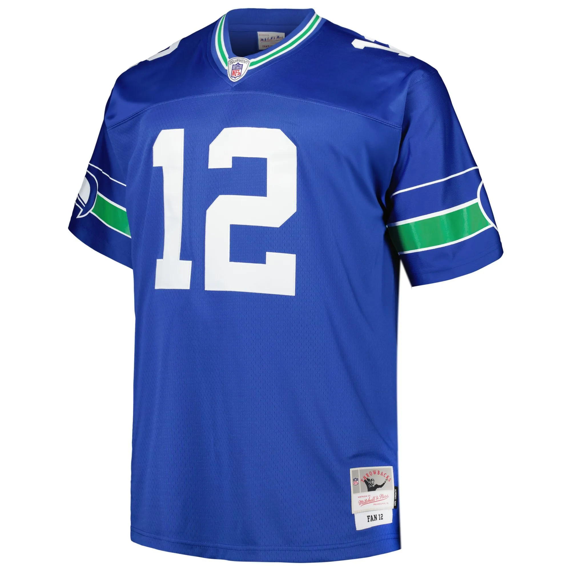 12s Seattle Seahawks Mitchell & Ness Big & Tall  Legacy Retired Player Jersey - Royal