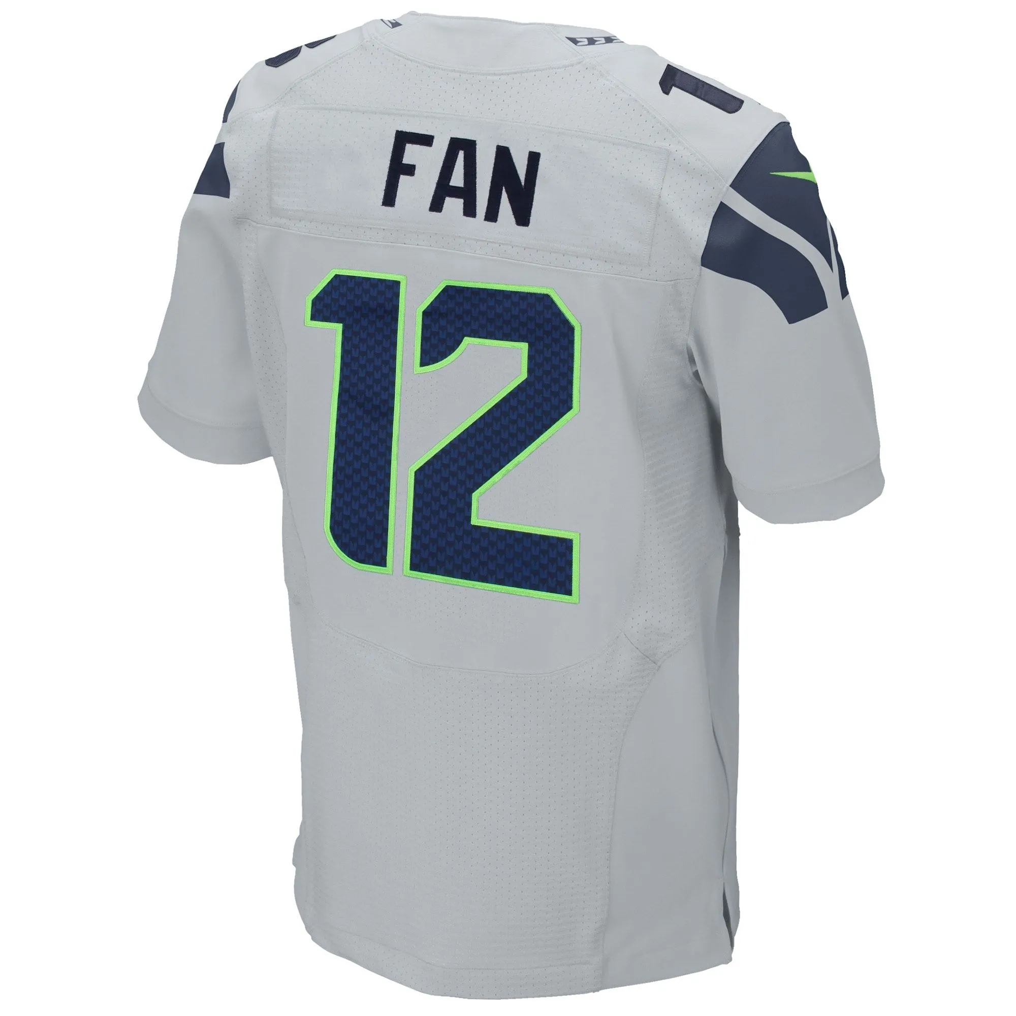 12s Seattle Seahawks  Elite Jersey - Gray