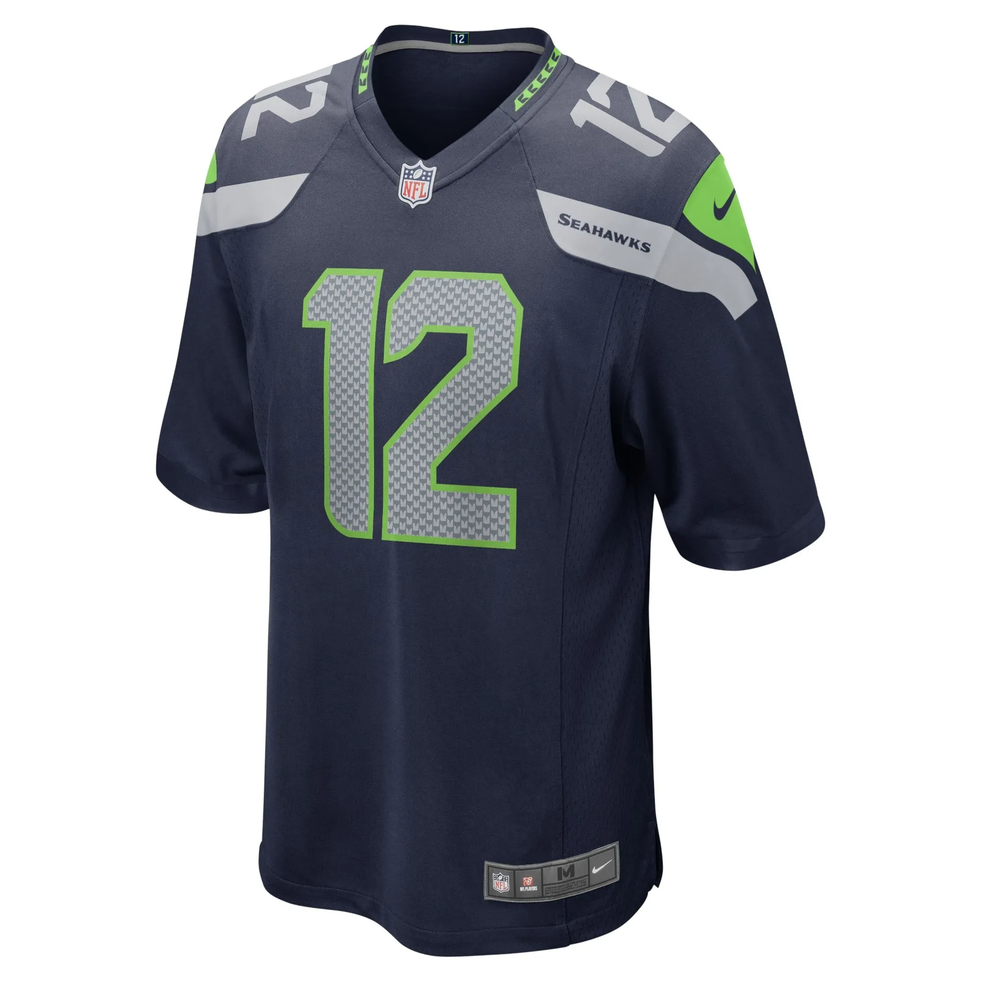 12s Seattle Seahawks  Game Team Jersey - College Navy