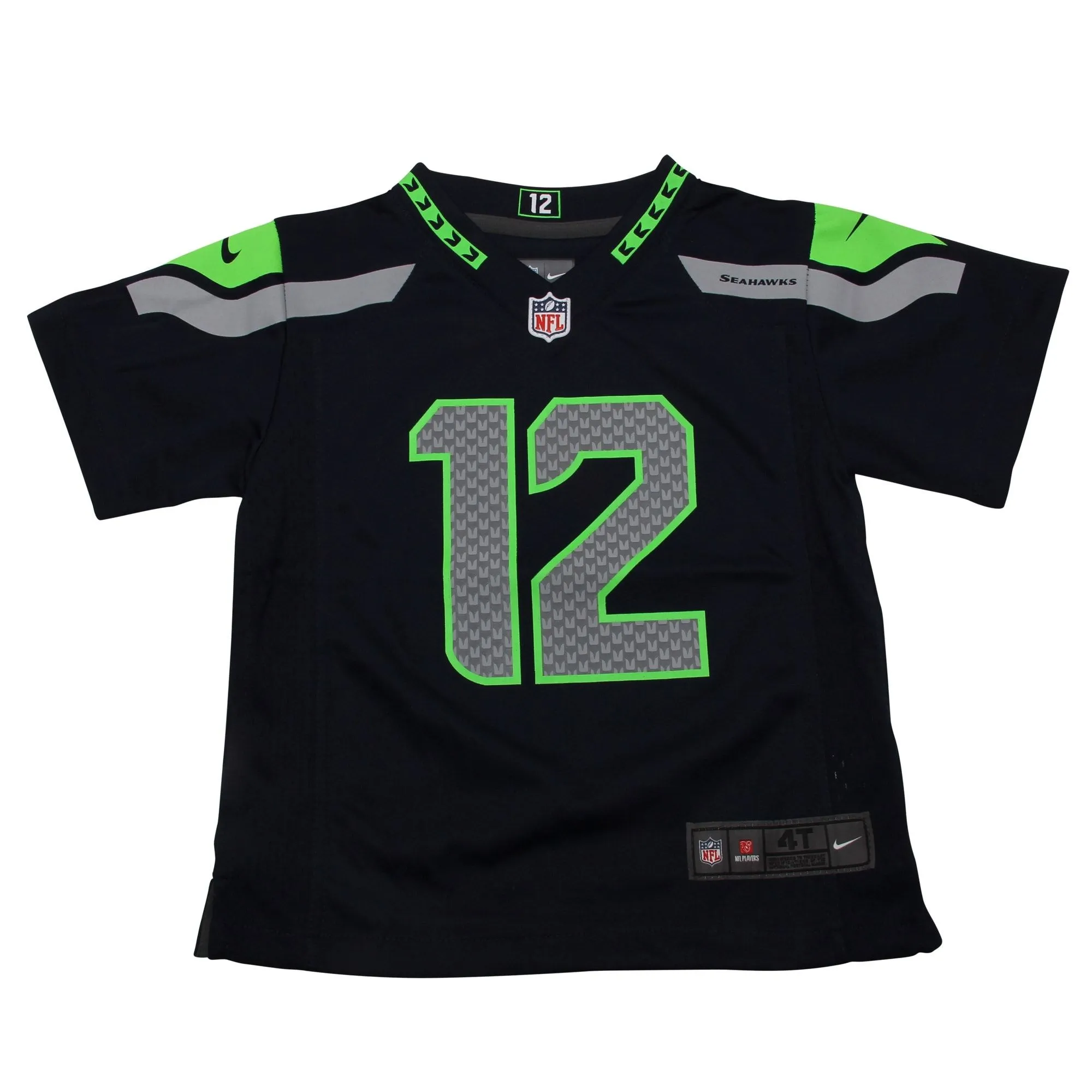 12s Seattle Seahawks  Toddler Game Jersey - Navy