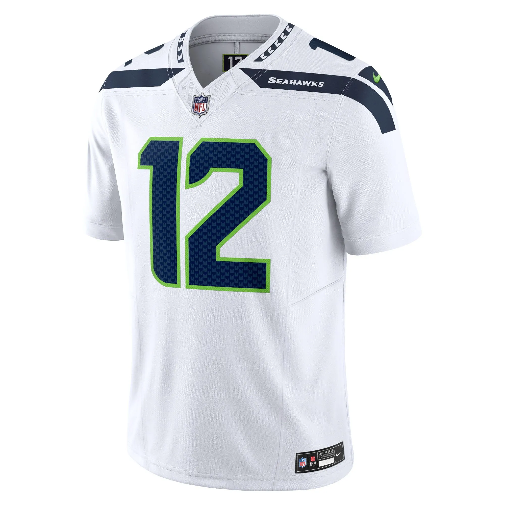 12s Seattle Seahawks  Vapor F.U.S.E. Limited Jersey - White