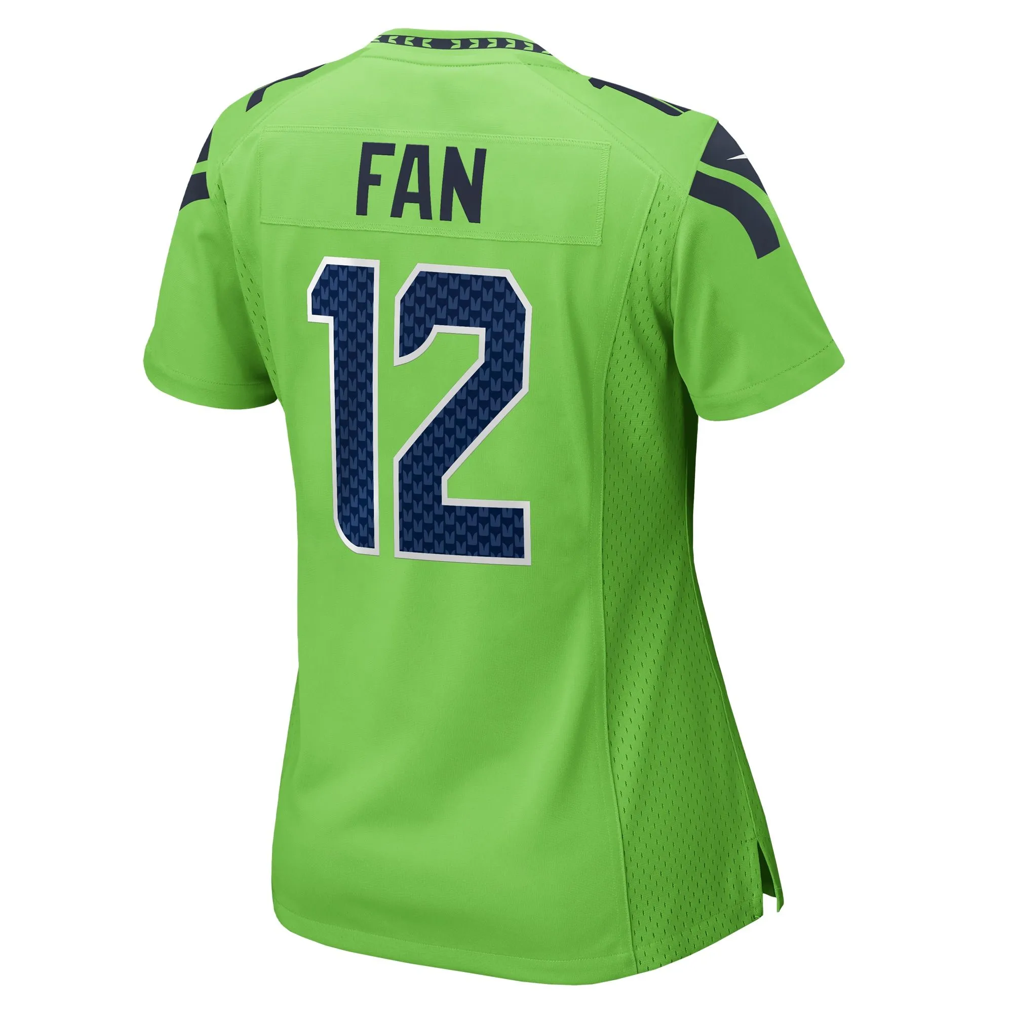 12s Seattle Seahawks  Women's  Game Jersey - Neon Green